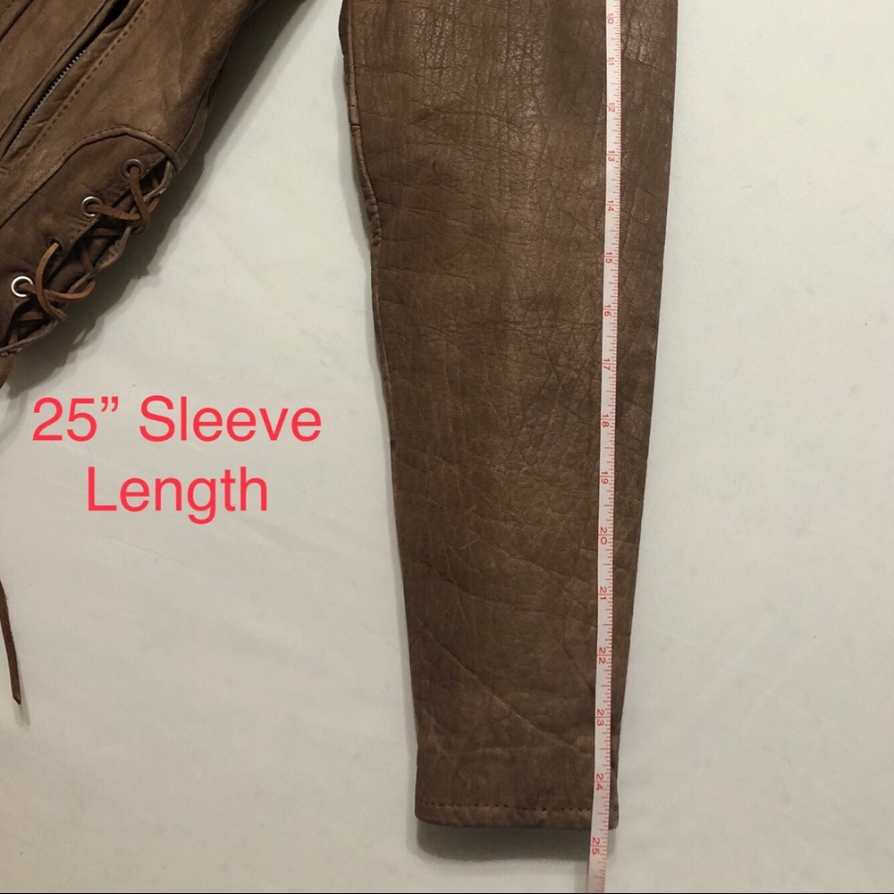 Distressed Quilted Leather Riding Jacket - Picture 9 of 11